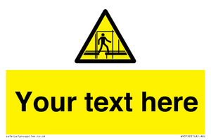 Custom Scaffold Incomplete Sign